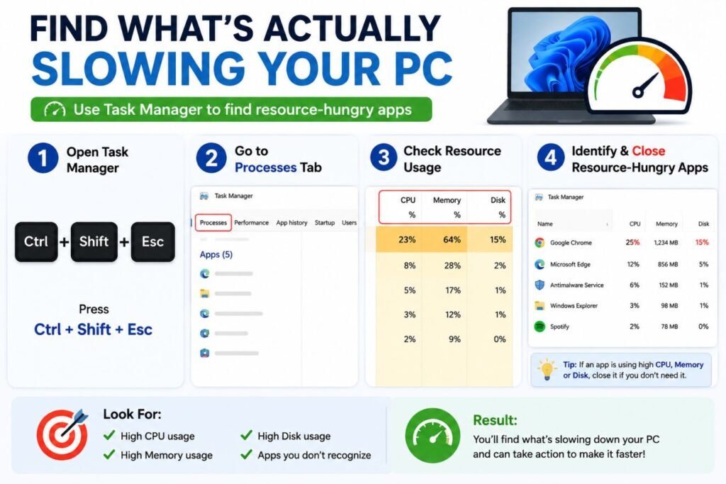 Find What's Actually Slowing Your PC