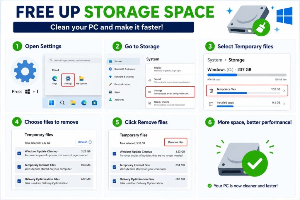 Free Up Storage Space