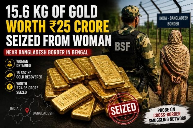 Gold Seized at Bangladesh Border
