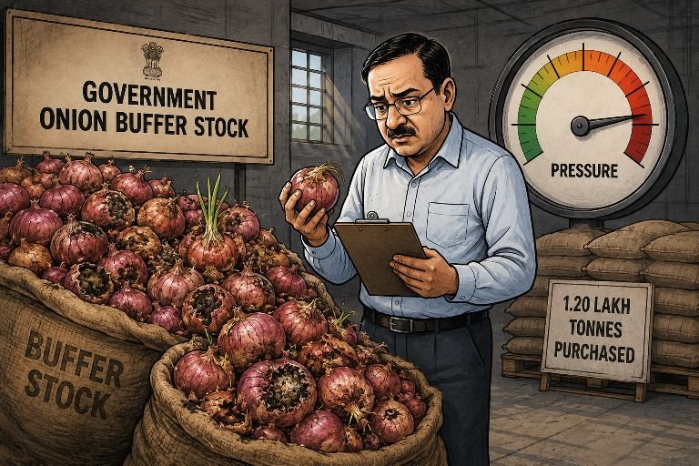 Government Onion Buffer Stock Under Pressure