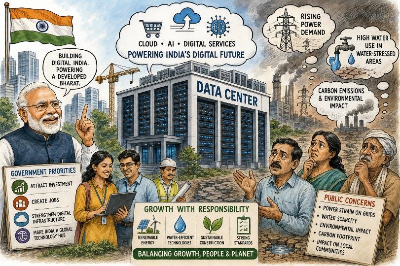 Impact of Data Centers on India