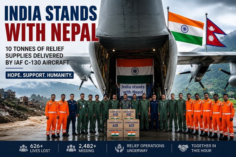 Nepal Flood - India Stands with Nepal