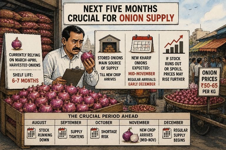Next Five Months Crucial for Onion Supply
