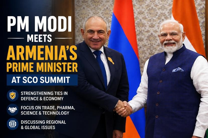 PM Modi Meets Armenia's Prime Minister