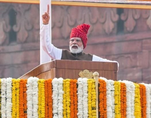 Prime Minister Narendra Modi Explaining about Sapta Dhara