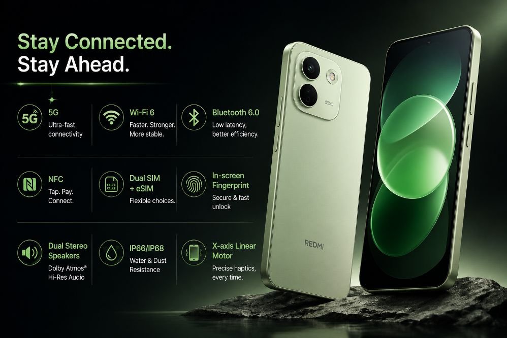 Redmi Note 17 Pro Max 5G Connectivity and Other Features