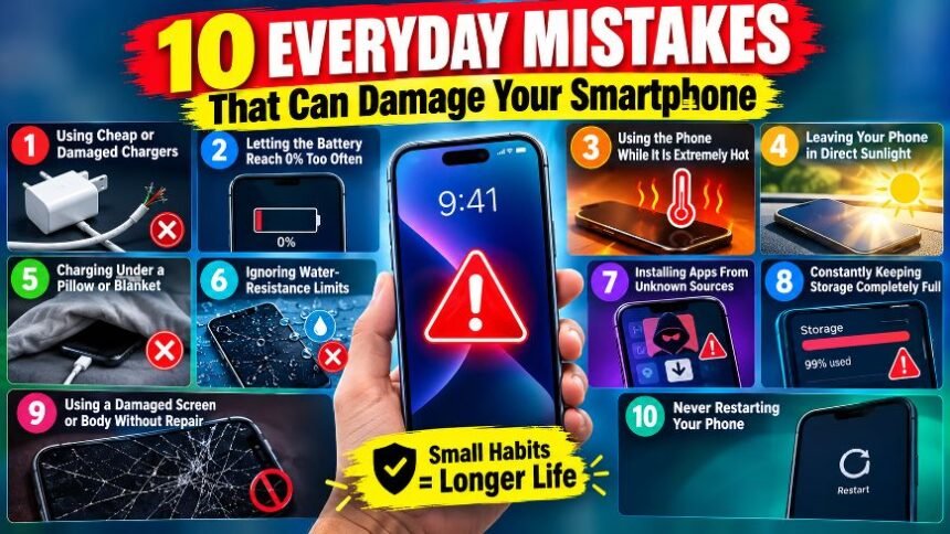 10 Everyday Mistakes That Can Damage Your Smartphone