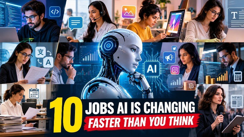 10 Jobs AI Is Changing Faster Than You Think