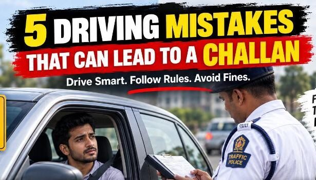 5 Driving Mistakes That Can Lead to a Challan in India