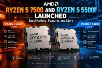 AMD Ryzen 5 7500 and Ryzen 5 5500F Launched