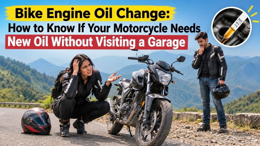 Bike Engine Oil Change - How to Know If Your Motorcycle Needs New Oil Without Visiting a Garage