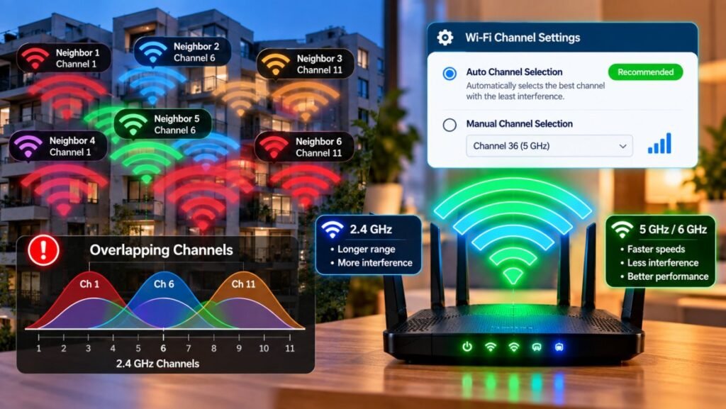 Change the Wi-Fi Channel