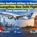 China Southern Airlines to Resume Guangzhou-New Delhi Flights From September 21