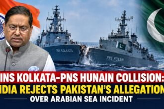 INS Kolkata-PNS Hunain Collision: India Rejects Pakistan’s Allegations Over Arabian Sea Incident