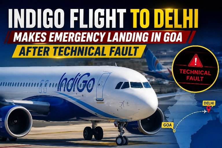 IndiGo Flight to Delhi Makes Emergency Landing in Goa After Technical Fault
