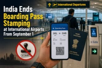 India Ends Boarding Pass Stamping at International Airports From September 1