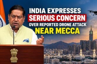 India Expresses Serious Concern Over Reported Drone Attack Near Mecca