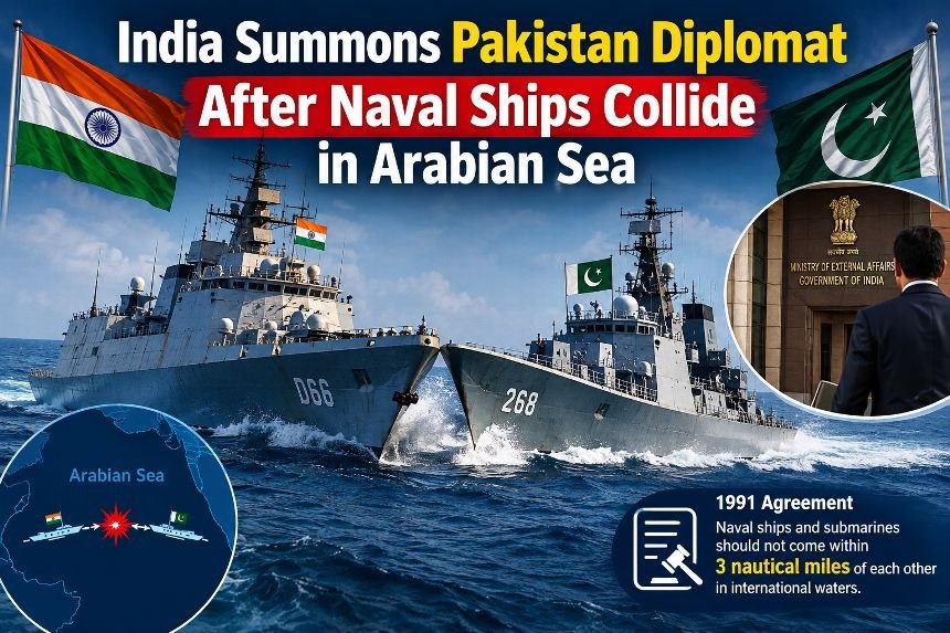 Indian Navy vs Pakistan Navy - Warships Collide in Arabian Sea