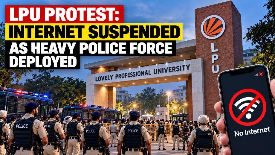 LPU Protest - Internet Services Suspended
