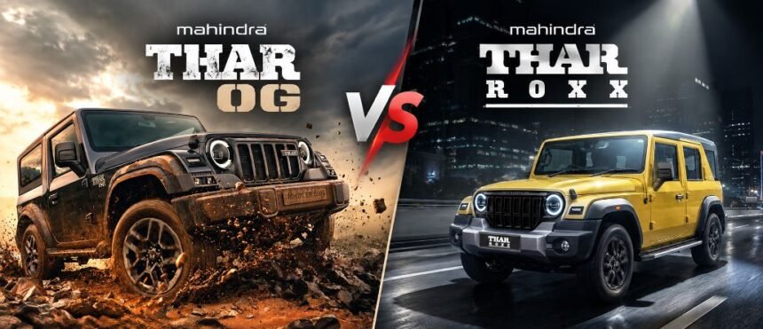 Mahindra Thar OG vs Thar Roxx