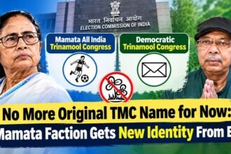 Mamata Banerjee and rival TMC faction represented with new party names and election symbols after Election Commission order
