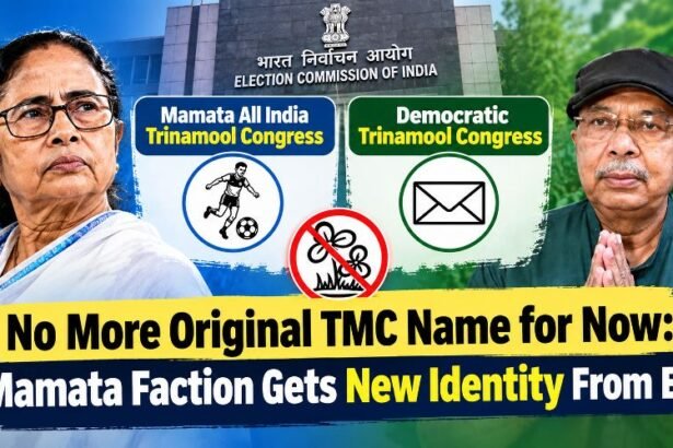 Mamata Banerjee and rival TMC faction represented with new party names and election symbols after Election Commission order