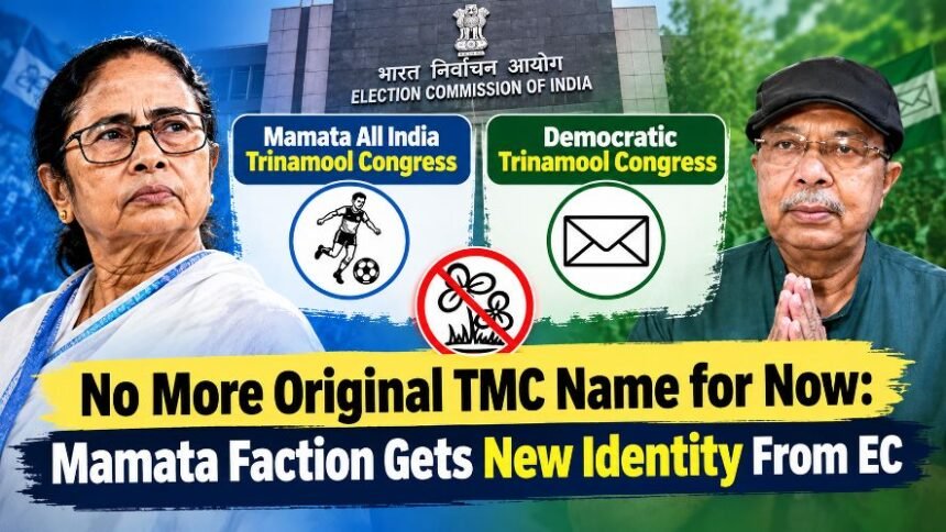 Mamata Banerjee and rival TMC faction represented with new party names and election symbols after Election Commission order