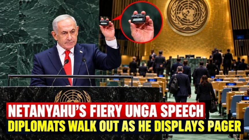 Netanyahu Faces Walkout at UNGA as He Defends Israel and Displays Pager