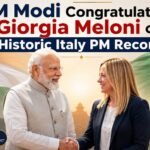 PM Modi Congratulates Giorgia Meloni on Historic Italy PM Record