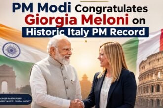 PM Modi Congratulates Giorgia Meloni on Historic Italy PM Record