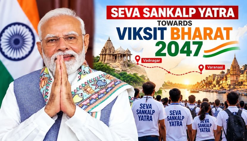 PM Modi Interacts With Seva Sankalp Yatra Participants
