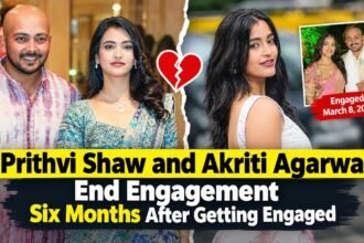 Prithvi Shaw and Akriti Agarwal Separation