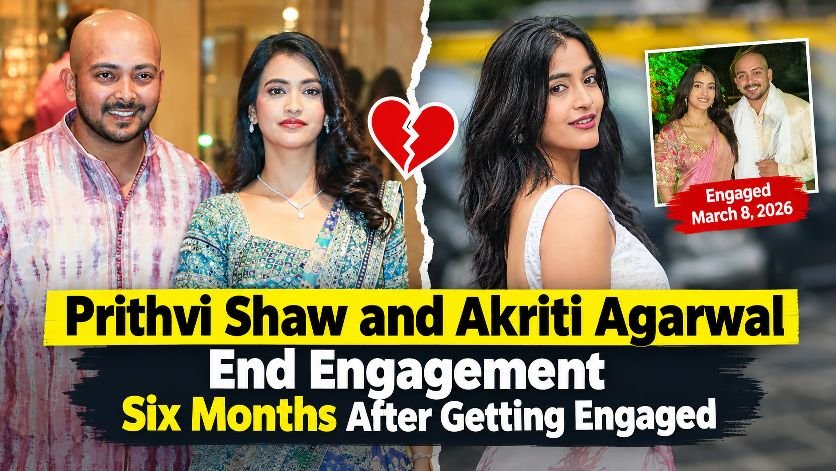 Prithvi Shaw and Akriti Agarwal Separation