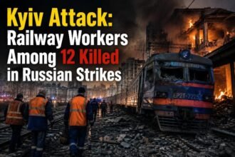 Railway Workers Among 12 Killed in Russian Strikes