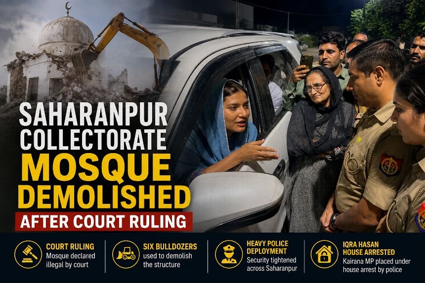 Saharanpur Collectorate Mosque Demolished After Court Ruling