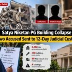 Satya Niketan PG building collapse in Delhi as two accused are sent to 12-day judicial custody