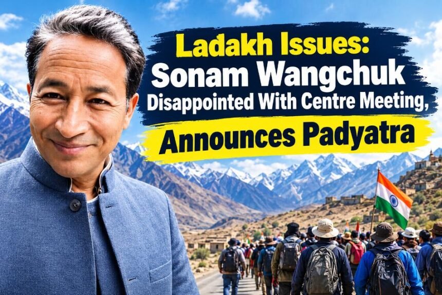 Sonam Wangchuk Announces Padyatra