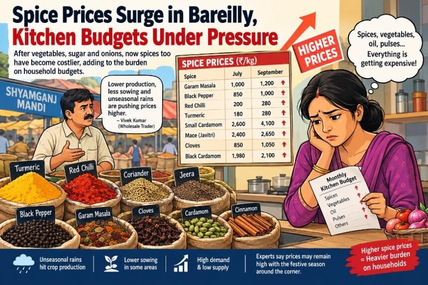 Spice Prices Surge in Bareilly