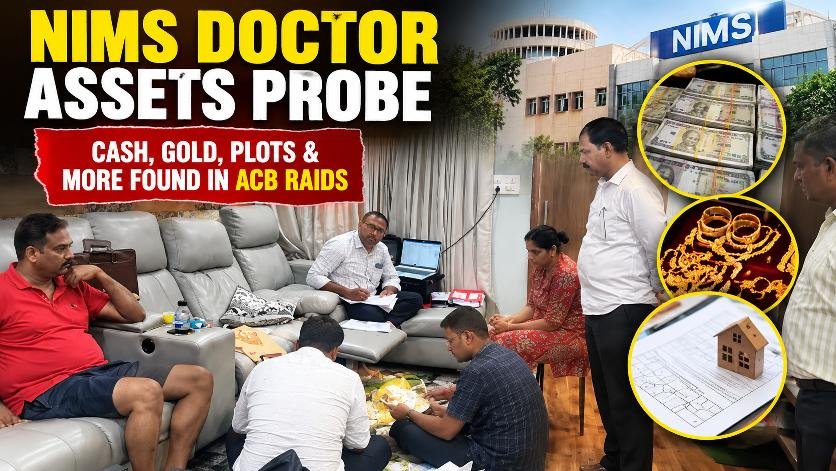 Telangana ACB Raids NIMS Doctor Linked Properties, Uncovers More Assets
