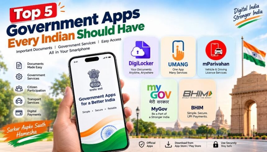 Top 5 Government Apps Every Indian Should Have
