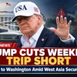 Trump Abruptly Cuts Weekend Trip Short, Returns to Washington Amid West Asia Security Alert
