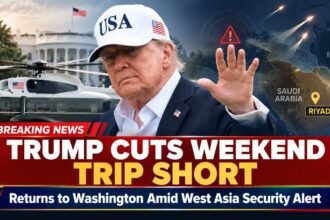 Trump Abruptly Cuts Weekend Trip Short, Returns to Washington Amid West Asia Security Alert