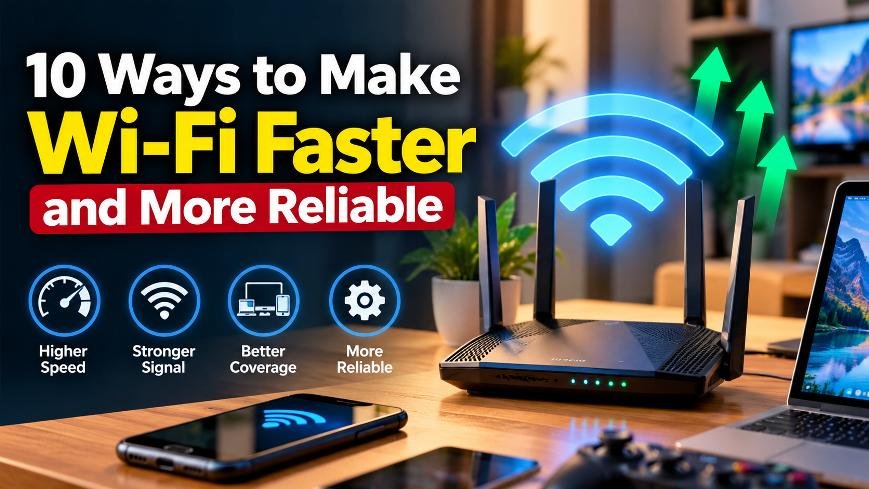 Ways to Make Your Wi-Fi Faster