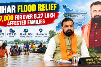 Bihar flood relief of ₹7,000 for 8.27 lakh affected families