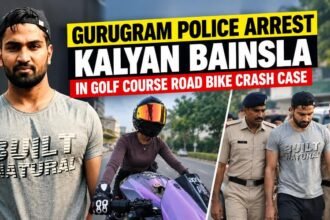 Gurugram Police arrest Kalyan Bainsla in Golf Course Road bike crash case involving woman biker Siya