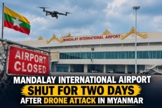 Mandalay International Airport closed for two days after a reported drone attack in Myanmar