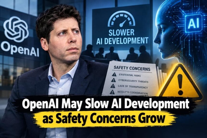 OpenAI may slow AI development as safety concerns grow