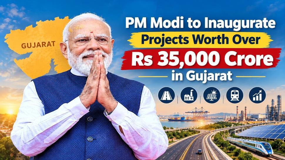 PM Modi to inaugurate development projects worth over Rs 35,000 crore in Gujarat