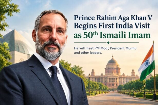 Prince Rahim Aga Khan V begins first India visit as 50th Ismaili Imam