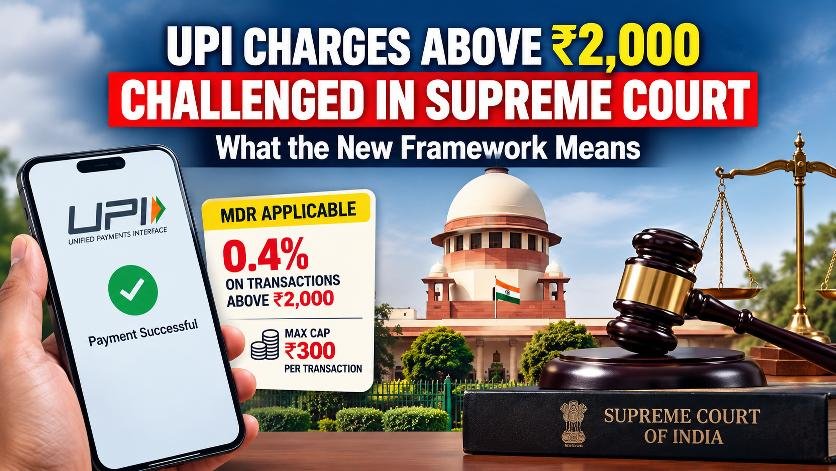 UPI Charges Above ₹2,000 Challenged in Supreme Court